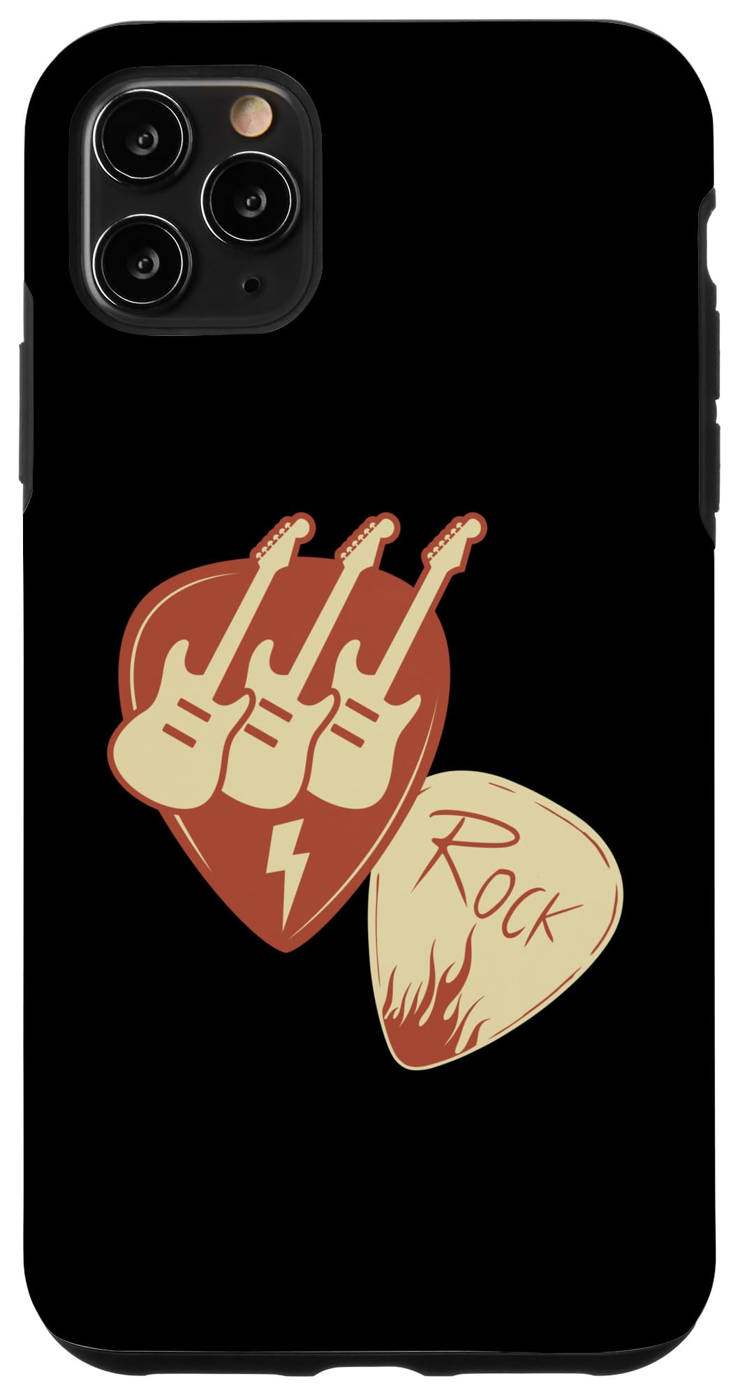 ギター iPhone case for 15pro max Amazon.co.jp: iPhone 11 Pro Max ロック・ザ・ギター・ピック